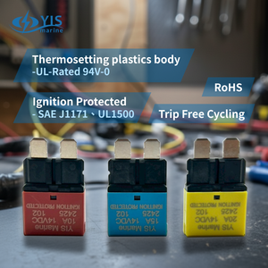 เบรกเกอร์ DC 14V สำหรับ RV, ชุดฟิวส์สำหรับรีเซ็ตใบมีดอัตโนมัติ15A - Product Image 3