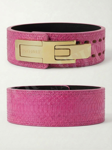 เข็มขัดหนังวัวแท้ลายงูหลาม ปรับได้ ทนทาน ป้องกันอย่างมืออาชีพ ดีไซน์ทันสมัย ตกแต่งได้ตามต้องการ - Product Image 5