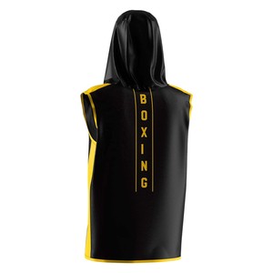 New Arrival Premium Satin Boxing Jackets for Men Casual Style Hooded Collar Light Feature Zipper Spring Finished OEM Service - Product Image 4