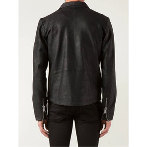 Blouson Moto en Cuir Gothique Steampunk pour Homme, Veste Zippée, Vêtement d'Extérieur, Vente en Gros 2026 - Product Image 5