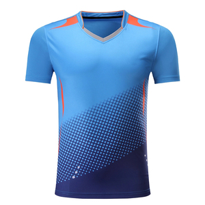 Vente en gros de maillots et shorts de badminton pour hommes de haute qualité, à séchage rapide, respirants, uniformes de tennis sur mesure, nouveau design, uniformes de tennis pour hommes - Product Image 6