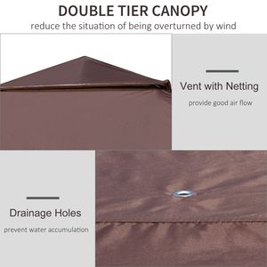 12FT X 12FT Pop up <b>Canopy</b> <b>Tent</b> with Netting Instant 137 Sq.ft Shade Sun Shelter for Parties High Height with Carry Bag - Product Image 6