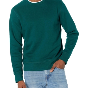 Sweat-shirts d'hiver pour hommes de haute qualité, 100% coton, respirants, unis, sans motifs, pull-over, écologiques - Product Image 1