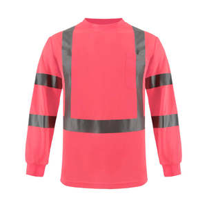 T-shirt de sécurité de qualité supérieure, classe 2 ANSI, design LED clignotant, imperméable, logo personnalisé, couleur personnalisée, taille personnalisée, emballage personnalisé, OEM - Product Image 5