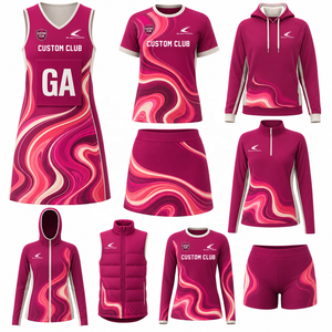 Uniforme de Netball Personalizado sin Mangas para Mujer, Sublimación, Secado Rápido, Vestido sin Mangas, Camiseta, Falda, Pantalones Cortos, Sudadera con Capucha, Chaqueta - Product Image 1