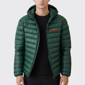 Manteaux d'hiver pour hommes avec logo personnalisé OEM, nouveaux arrivages, design de créateur, fournisseur de vestes matelassées surdimensionnées avec capuche - Product Image 4