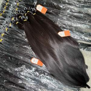 Disponible pour expédier des extensions de cheveux de trame droites doublement étirées de vendeur en gros aucune perte 3-5 jours d'expédition - Product Image 3
