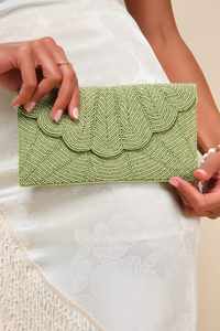 Bolso de Mano Rectangular con Cuentas Decorativas de Alta Calidad, Modelo CAZ-0617, para Mujer, Elegante Bolso Bordado con Cuentas - Product Image 4