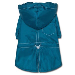 Manteau de pluie imperméable pour chien de créateur avec fentes d'aération, vêtements pour animaux de compagnie - Product Image 1