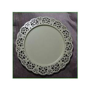 Assiette de chargeur moderne en argent sterling, plateau de service en métal de qualité supérieure assiettes de vaisselle et assiettes pour décoration intérieure et de mariage - Product Image 1