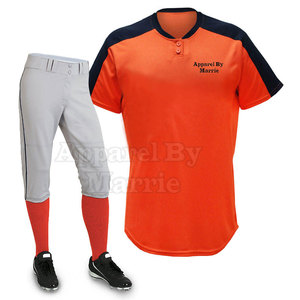 Uniforme de béisbol personalizado de alta calidad, jersey de béisbol de gran venta para equipos, hecho con el mejor material. - Product Image 2