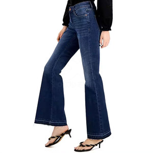 Pantalones Vaqueros de Mujer de Último Diseño a Precio Razonable para Venta en Línea, Color Sólido, Múltiples Bolsillos - Product Image 3