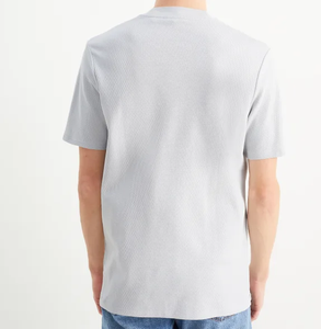 High Quality Fashion Mens Collar <b>t</b> <b>Shirt</b> <b>With</b> <b>Pocket</b> Heavy Oversized Tshirt Mock Neck - Product Image 1