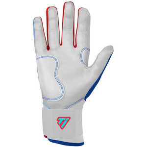 OEM Custom Baseball Batting Gloves Premium Cabretta Leather Anti-Slip Grip Lightweight Adult Youth Sports Gloves - Product Image 5