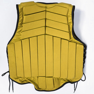 Chaleco de equitación acolchado y transpirable para mujer, con cremallera frontal de 2 vías, en colores y tallas personalizadas, al por mayor. - Product Image 2