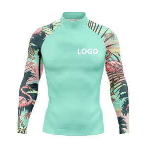 Maillot de bain Rash Guard pour homme à manches longues, protection UV, séchage rapide, chemise de surf, haut de plage athlétique - Product Image 3