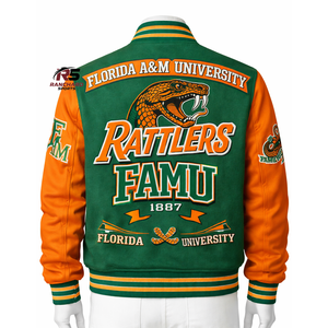 Fabricante de Chaquetas Universitarias FAMU, Calidad Premium, Poliéster/Algodón, Personalizables, Proveedor Mayorista, Precios Competitivos - Product Image 3