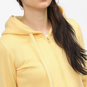 Eco Friendly Casual <b>Women's</b> <b>Crop</b> Top <b>Hoodie</b> Winter Wear High Quality Breathable Windproof <b>Hoodie</b> <b>For</b> <b>Women</b> - Product Image 5