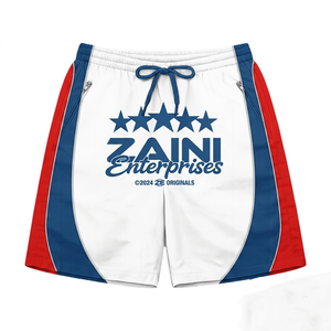 Shorts pour hommes légers, à séchage rapide, pour la course à pied, la gym, l'entraînement, respirants, décontractés, pour l'extérieur, pour l'été, en polyester/nylon, avec cordon de serrage - Product Image 2
