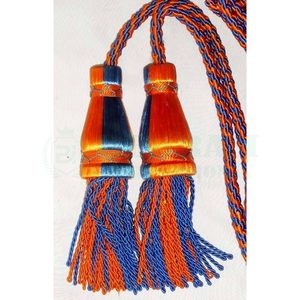 Borlas de flecos de oro de primera calidad OEM para decoración de vestimentas de iglesia, telas y accesorios, tejidas a mano con alambre metálico. - Product Image 4