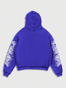 Conjunto Deportivo Personalizado de Alta Formalidad con Sudadera con Capucha y Pantalones Holgados Estampados, Último Diseño en Ropa Deportiva - Product Image 3