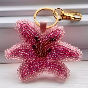 Handmade Eco-Friendly Beaded <b>Keychain</b> with Customizable Shape Classic Design for Multi-Occasion Use - Product Image 3