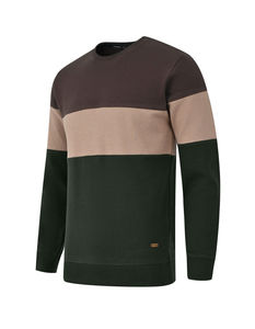 Sweat-shirt décontracté surdimensionné pour homme, motif vert, tricoté, couleur unie, manches longues, coupe ajustée, streetwear d'hiver décontracté - Product Image 3