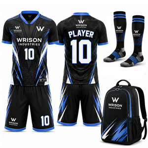 Custom Breathable Soccer Uniform Kit Jersey Shorts Socks Backpack Set Sublimation Football Team Wear Unisex Adult Custom Logo - Product Image 5