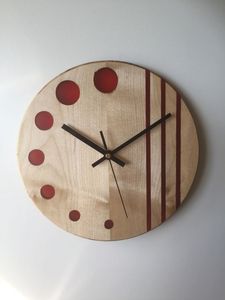 <b>Modern</b> Wooden <b>Wall</b> <b>Clock</b> Geometric Art Decorative Silent Quartz <b>Clock</b> Custom Creative Square Wooden <b>Wall</b> <b>Clock</b> for Home Decor - Product Image 3