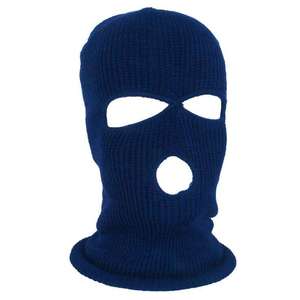 Unisex 3-Hole Knitted Balaclava Full <b>Face</b> <b>Mask</b> <b>Winter</b> Warm Windproof Ski <b>Mask</b> Custom Wholesale - Product Image 3