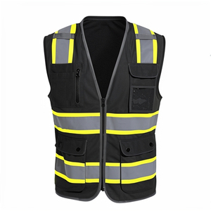 Veste de travail confortable à prix avantageux, vente chaude, impression de logo personnalisé, haute visibilité, pour la construction - Product Image 5
