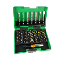 Set Perkakas Tangan Promosi MRM Baja S2 Berlapis Krom dengan Kotak Keras Khusus, Set Mata Obeng Magnetik Hex Phillips PH2