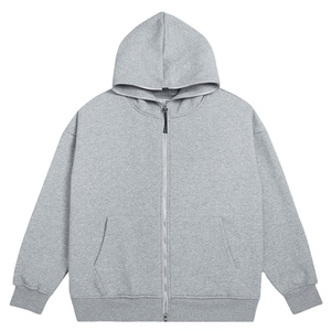 2024 Custom Men's Heavyweight Half <b>Zip</b> Hoodie Sweatshirt High Quality Oversized Streetwear Chenille Embroidery Logo Embroidered - Product Image 1