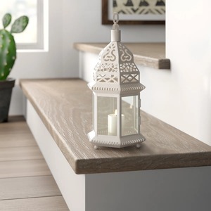Brass Lantern With Flameless Candle For Home Decoration - Product Image 6