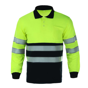 Wholesale Men's Reflective Windproof Polyester Shirt ANSI/ISEA 107 Certified High Visibility Workwear Breathable Quick Dry - Product Image 4
