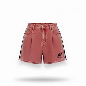 Shorts de sport unis 2025 les plus vendus avec motifs décoratifs et poches – Nouvelle collection de vêtements de sport fabriqués au Pakistan - Product Image 2