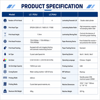Nueva Impresora UV DTF de 650 mm con Cabezales de Impresión Epson I3200-U1, Tinta UV para Impresión de Etiquetas de Cristal y Película AB