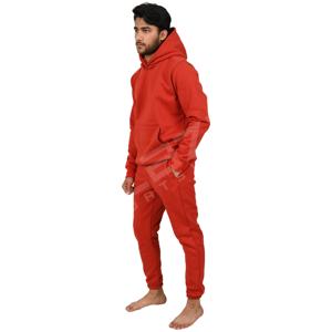 Trajes de chándal de alta calidad con logotipo personalizado para hombre, chándal rojo deportivo, conjuntos de 2 piezas de última moda, chándal para hombre - Product Image 6
