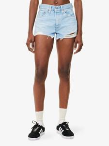 Women's Elegant Summer Mid <b>Waist</b> Denim Shorts Custom Boyfriend <b>Jeans</b> Design Premium Quality Washed Technique Formal Eco-Friendly - Product Image 4
