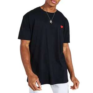 เสื้อยืดผ้าฝ้ายริงสปันระบายอากาศได้ดีสำหรับผู้ชาย เนื้อนุ่ม น้ำหนักเบา เหมาะสำหรับฤดูร้อน สวมใส่สบายๆ แบบพื้นฐาน - Product Image 1