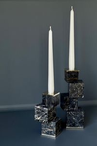 Nordic Luxury Marble Candlestick Decoration Designer Model Room Villa Hotel Gift <b>Ornament</b> Customization Marble Candle Holder - Product Image 4