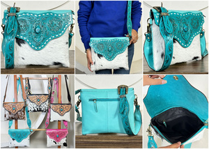 Nueva Colección Expo Marzo: Bolsos Cruzados de Cuero Hechos a Mano de Alta Calidad para Mujer, Duraderos, Lujosos y Elegantes, de Piel Vacuna - Product Image 3