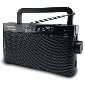 Radio portable AM/FM/WB avec antenne télescopique - Product Image 1