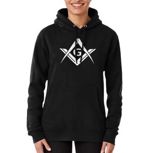 Customized Masonic 3D Printed Winter Men's Polyester <b>Fleece</b> Breathable Pullover Hooded <b>Sweatshirt</b> - Product Image 2