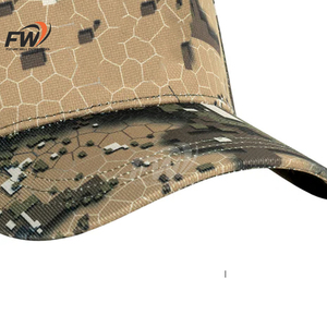 Manufacturer <b>Flat</b> Bill 6 Panel Embroidered Cotton Snapback Mesh Camouflage Trucker Cap <b>Hats</b> For Men With Custom Embroidery Logo - Product Image 6