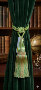 Elegant Traditional Curtain <b>Tiebacks</b> with Tassel Decorative Rope Holders for Classic Window Drapes - Product Image 4