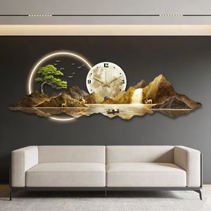 Lanterne murale décorative en acrylique sans cadre pour salon, peinture <span class=keywords><strong>de</strong></span> <span class=keywords><strong>paysage</strong></span> <span class=keywords><strong>de</strong></span> luxe léger, utilisation intérieure, art mural - Product Image 3