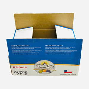 OEM 3-Layer Rectangle Corrugated Dragon Fruit <b>Packaging</b> Box UV Printed Glossy Lamination Recycled <b>Materials</b> 38*25*16(3mm) - Product Image 3