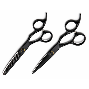 <b>Barber</b> Thinning <b>Set</b> Stainless Steel Sharp Blade Right-Handed Hair Cutting Scissors - Product Image 3