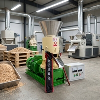 Fabrieksdirect biomassa pelletiseermachine voor zaagsel en houtpellets voor landbouwbrandstof 250 kg/uur